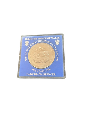 Royal Wedding Commemorative Crown  July 29 1981 - Lady Diana Spencer